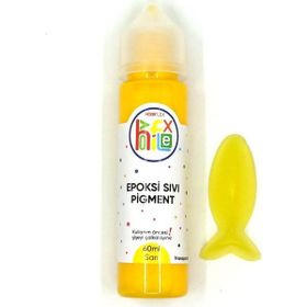 Hobiflex Reçine Bazlı Sıvı Pigment Transparan 60 ml Sarı Epoksi Boya