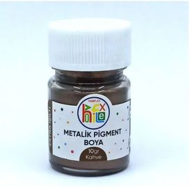 Hobiflex Reçine Metalik Sedefli Pigment 10 gr Kahverengi Epoksi Toz Boya