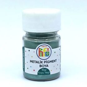 Hobiflex Reçine Metalik Sedefli Pigment 10 gr Koyu Yeşil Epoksi Toz Boya
