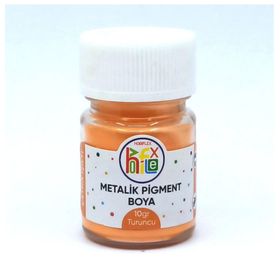 Hobiflex Reçine Metalik Sedefli Pigment 10 gr Turuncu Epoksi Toz Boya