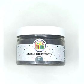 Hobiflex Reçine Metalik Sedefli Pigment 50 gr Gri Epoksi Toz Boya