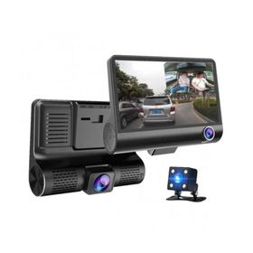 Hobimtek 1080P 3 Kameralı Yol+Araç İçi+Geri Vites Gece Görüşlü Yol Kayıt Cihazı