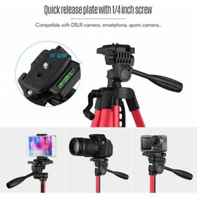 Hobimtek 3366 Alüminyum Cep Telefonu İçin Su Terazili Tripod