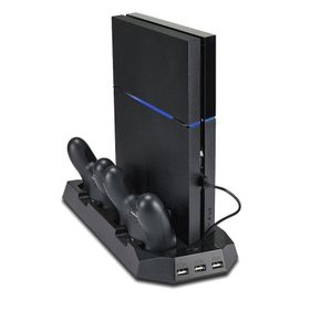 Hobimtek PS4 Slim Çift Fanlı Dikey Soğutucu ve Kol Şarj Edici