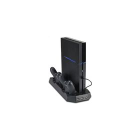 Hobimtek PS4 Slim Çift Fanlı Dikey Soğutucu ve Kol Şarj Edici