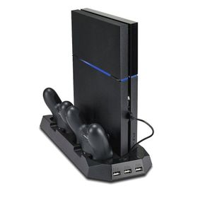 Hobimtek PS4 Slim Çift Fanlı Dikey Soğutucu ve Kol Şarj Edici