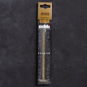 Hobium 4 Addi Champagner 7 mm 15 cm Plastik Simli Yün Tığ