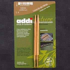 Hobium Addi Nature Olive Wood Click 6 mm 13 cm Misinalı Şiş