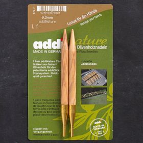 Hobium Addi Nature Olive Wood Click 9 mm 13 cm Misinalı Şiş