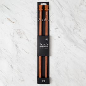 Hobium La Mia Rosewood 12 mm 36 cm Ahşap Örgü Şişi