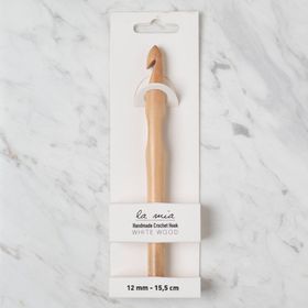 Hobium La Mia Whitewood 12 mm 15.5 cm Ahşap Yün Tığ