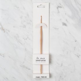 Hobium La Mia Whitewood 2 mm 15.5 cm Ahşap Yün Tığ