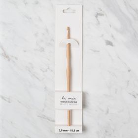 Hobium La Mia Whitewood 3.5 mm 15.5 cm Ahşap Yün Tığ