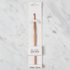 Hobium La Mia Whitewood 4.5 mm 15.5 cm Ahşap Yün Tığ