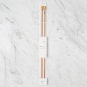 Hobium La Mia Whitewood 4 mm 36 cm Ahşap Örgü Şişi