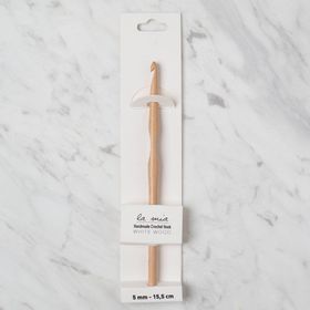Hobium La Mia Whitewood 5 mm 15.5 cm Ahşap Yün Tığ