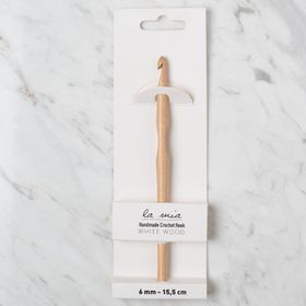 Hobium La Mia Whitewood 6 mm 15.5 cm Ahşap Yün Tığ