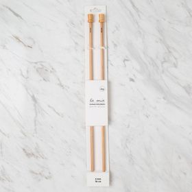 Hobium La Mia Whitewood 6 mm 36 cm Ahşap Örgü Şişi