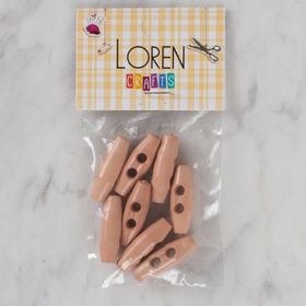 Hobium Loren Crafts 115 Somon Çoban 8'li Düğme