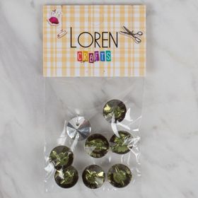 Hobium Loren Crafts 209 Yeşil 8'li Düğme