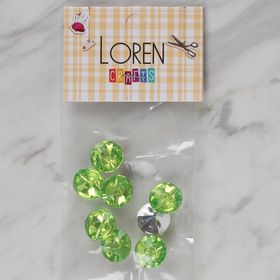 Hobium Loren Crafts 211 Yeşil 8'li Düğme