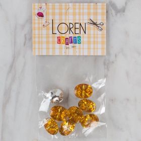 Hobium Loren Crafts 242 Hardal Sarısı 8'li Düğme