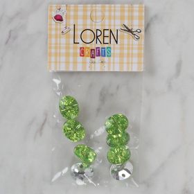 Hobium Loren Crafts 247 Yeşil 8'li Düğme