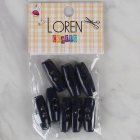 Hobium Loren Crafts 55 Lacivert Çoban 8'li Düğme