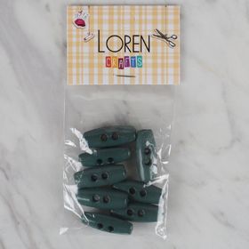 Hobium Loren Crafts 65 Yeşil Çoban 8'li Düğme