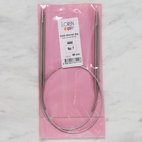 Hobium Loren Crafts 7 mm 60 cm Çelik Misinalı Şiş