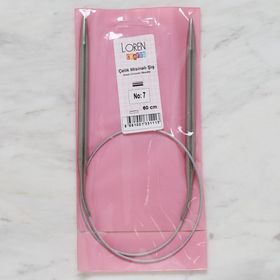 Hobium Loren Crafts 7 mm 60 cm Çelik Misinalı Şiş