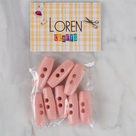 Hobium Loren Crafts 72 Pembe Çoban Çoban 8'li Düğme