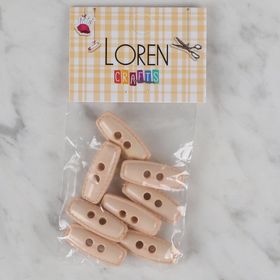 Hobium Loren Crafts 82 Pudra Rengi Çoban 8'li Düğme