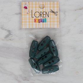 Hobium Loren Crafts 91 Yeşil Çoban 8'li Düğme