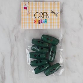 Hobium Loren Crafts 92 Yeşil Çoban 8'li Düğme