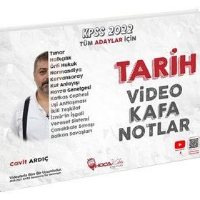 Hoca Kafası Yayınları 2022 KPSS Tarih Video Kafa Notlar