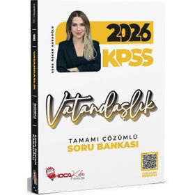 Hoca Kafası Yayınları 2026 KPSS Vatandaşlık Çözümlü Soru Bankası
