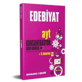 Hocalara Geldik Yayınları YKS AYT Edebiyat Konsantrasyon Soru Bankası
