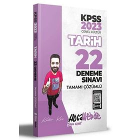 Hocawebde 2023 KPSS Tarih Tamamı Çözümlü 22 Deneme Sınavı