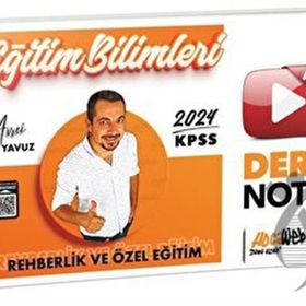 HocaWebde - 2024 KPSS Eğitim Bilimleri Rehberlik ve Özel Eğitim Video Ders Notları