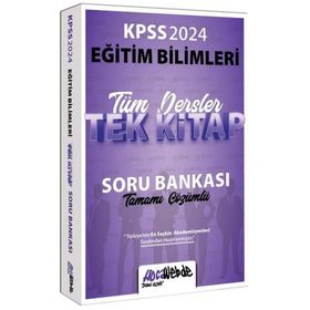 HocaWebde - 2024 KPSS Eğitim Bilimleri Tüm Dersler Tamamı Çözümlü Tek Kitap Soru Bankası