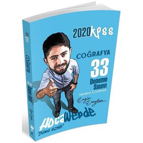 Hocawebde Yayınları 2020 KPSS Coğrafya 33 Deneme