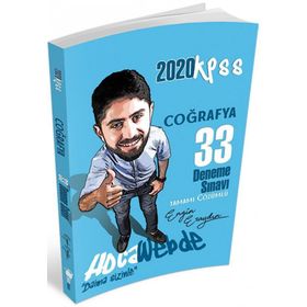 Hocawebde Yayınları 2020 KPSS Coğrafya 33 Deneme