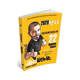 HocaWebde Yayınları 2020 KPSS Vatandaşlık 22 Deneme