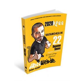 HocaWebde Yayınları 2020 KPSS Vatandaşlık 22 Deneme