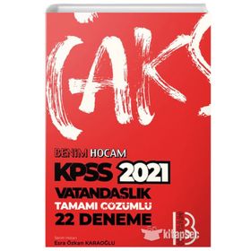 HocaWebde Yayınları 2020 KPSS Vatandaşlık 22 Deneme