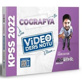 HocaWebde Yayınları 2022 KPSS Coğrafya Video Ders Notu