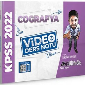 HocaWebde Yayınları 2022 KPSS Coğrafya Video Ders Notu