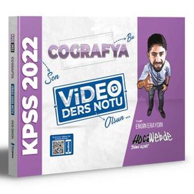 HocaWebde Yayınları 2022 KPSS Coğrafya Video Ders Notu