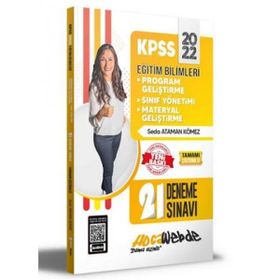 Hocawebde Yayınları 2022 KPSS Eğitim Bilimleri Program Geliştirme - Sınıf Yönetimi - Materyal Geliştirme 21 Deneme Sınavı